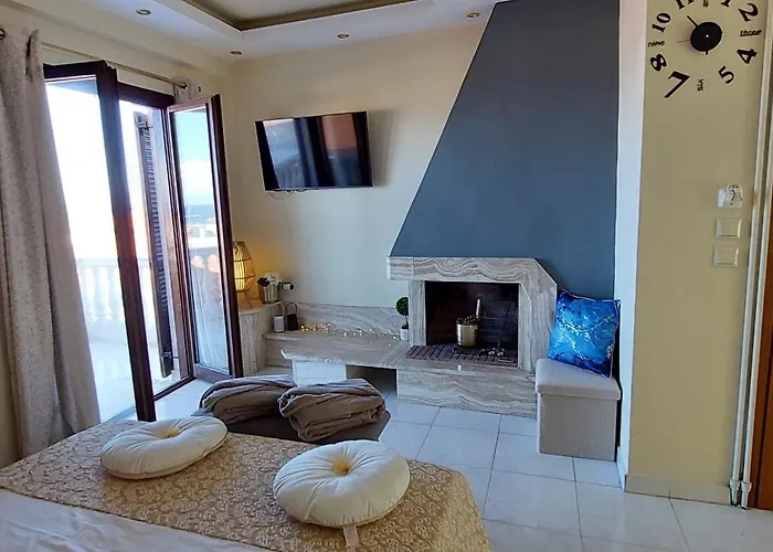 Artemis златна гледка към морето 公寓 波利克罗诺